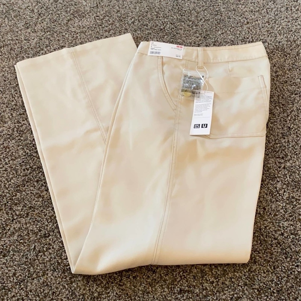 Uniqlo -  Women Twill Wide Pants - size 2 - Picture 2 of 8